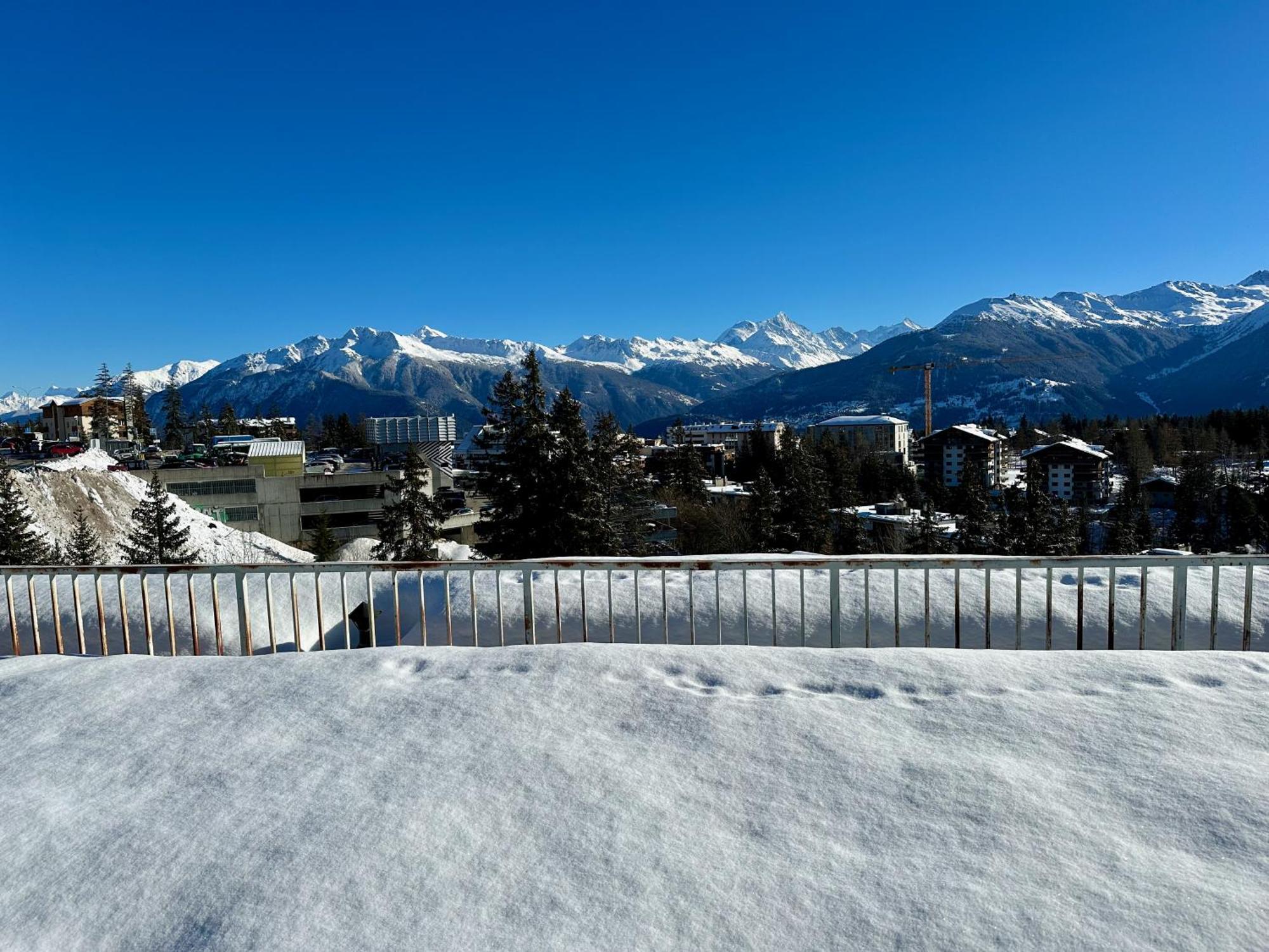 Studio Serenity, 4 Min Walk To Center! Crans-Montana Luaran gambar